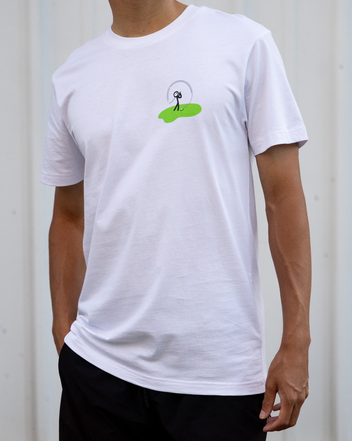 a golf tee.