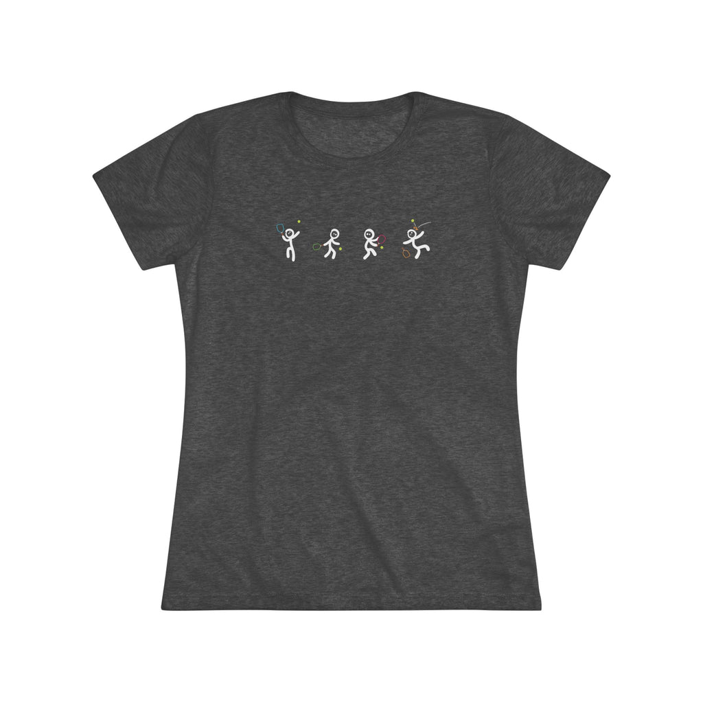 a women's pickleball tee.
