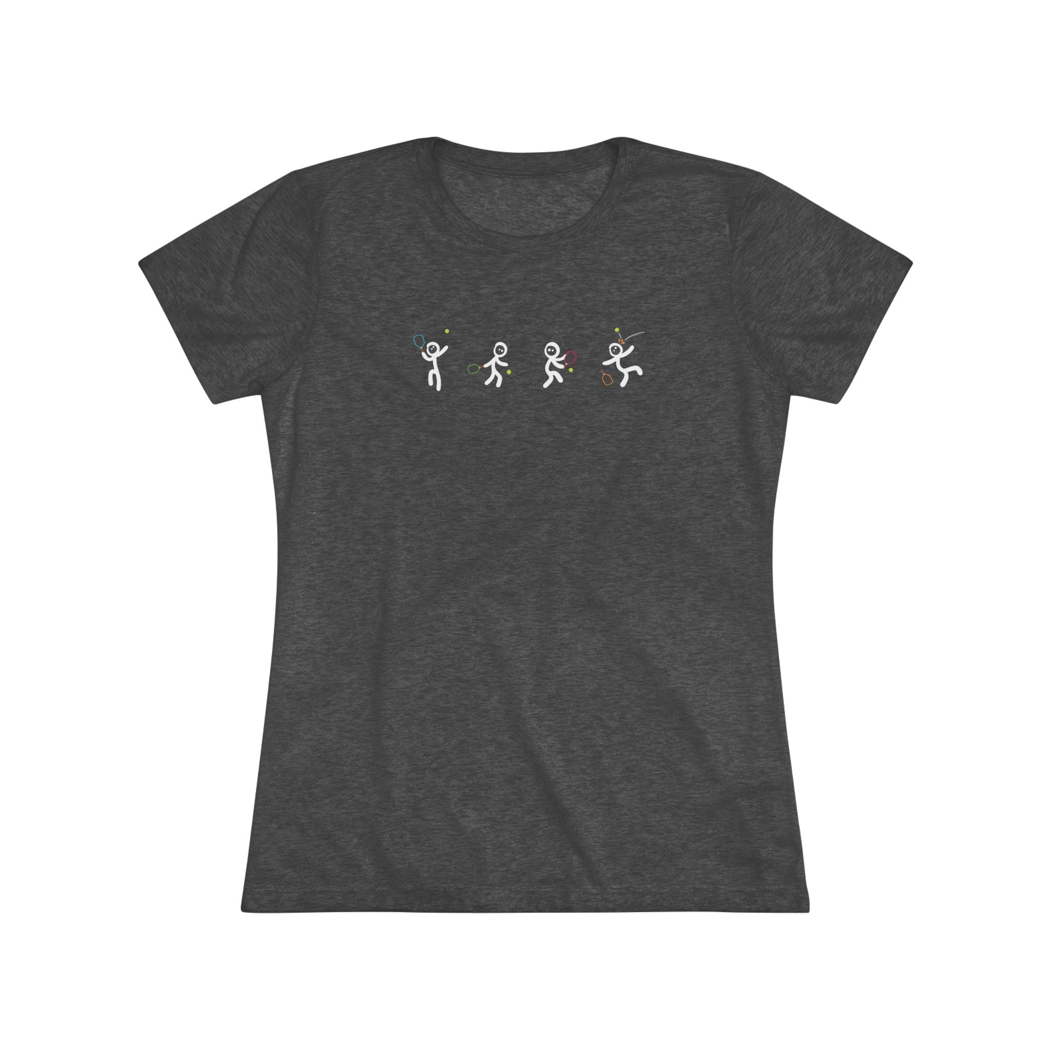 a women's pickleball tee.
