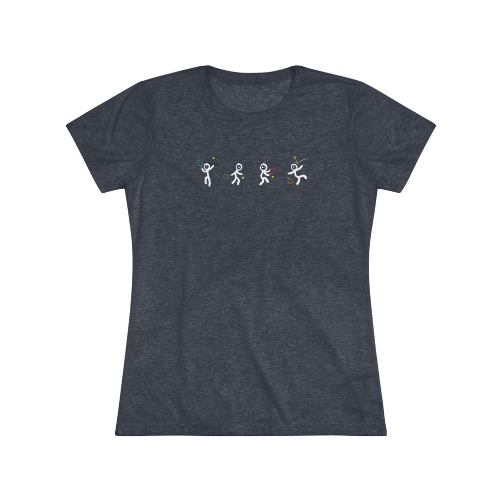 a women's pickleball tee.
