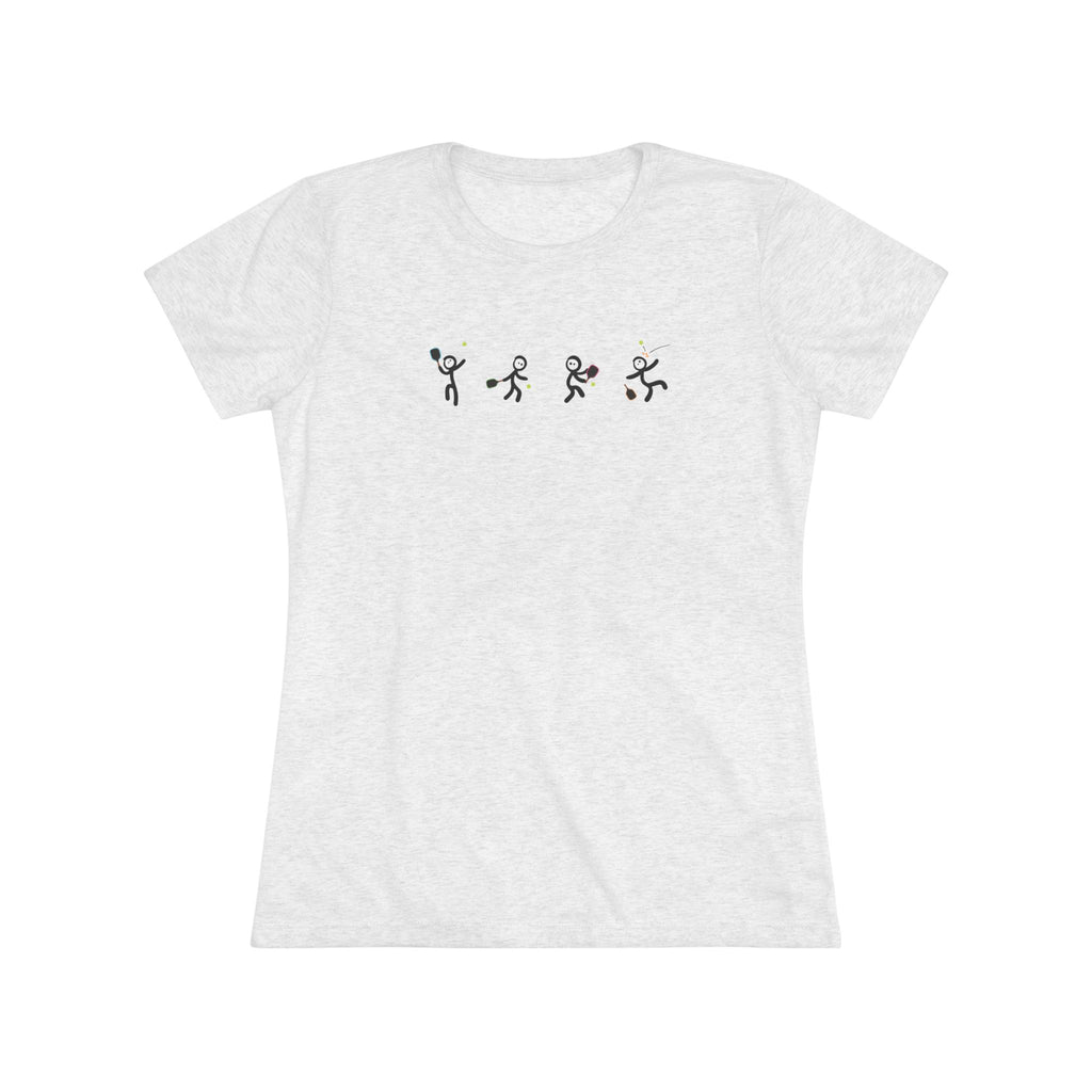 a women's pickleball tee.