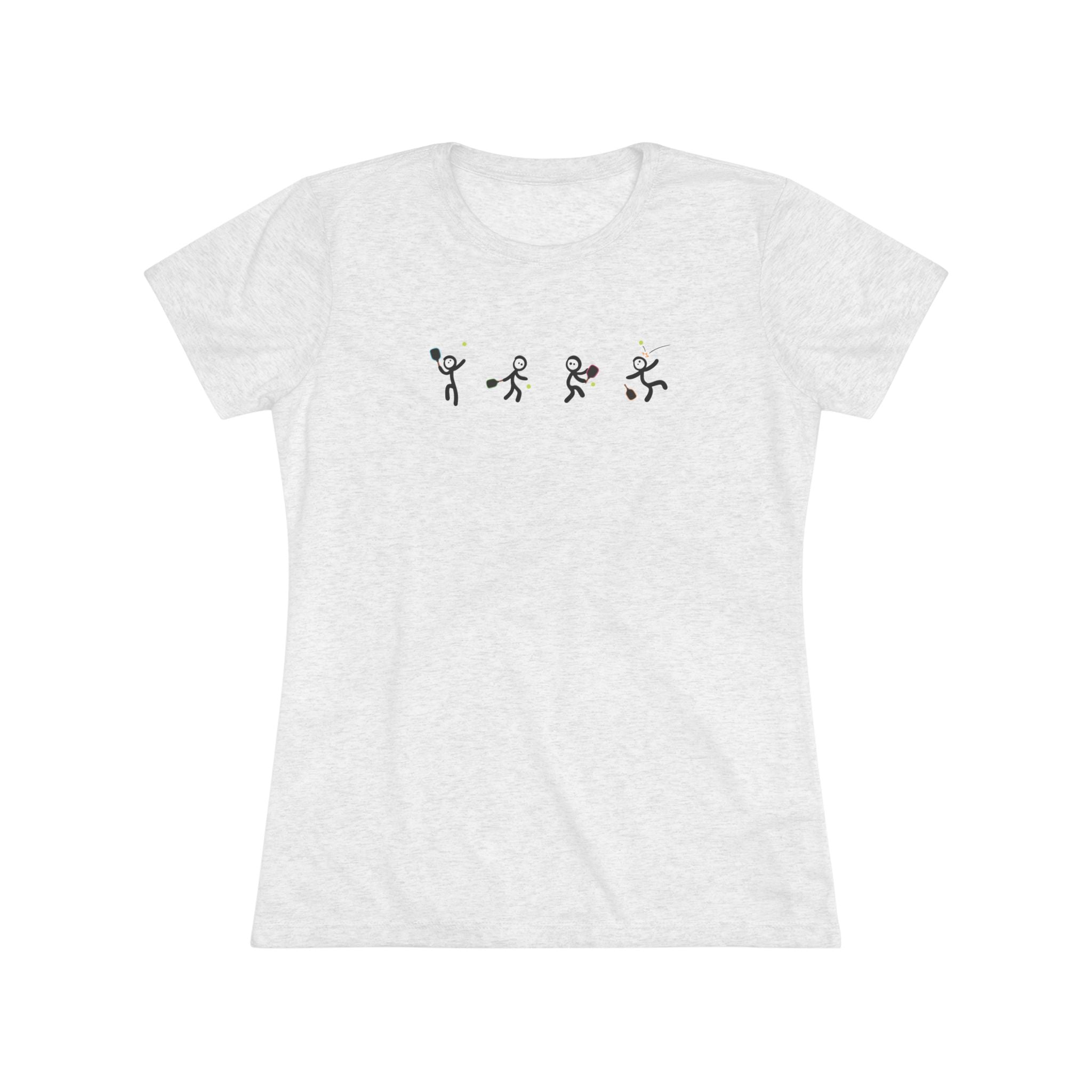 a women's pickleball tee.