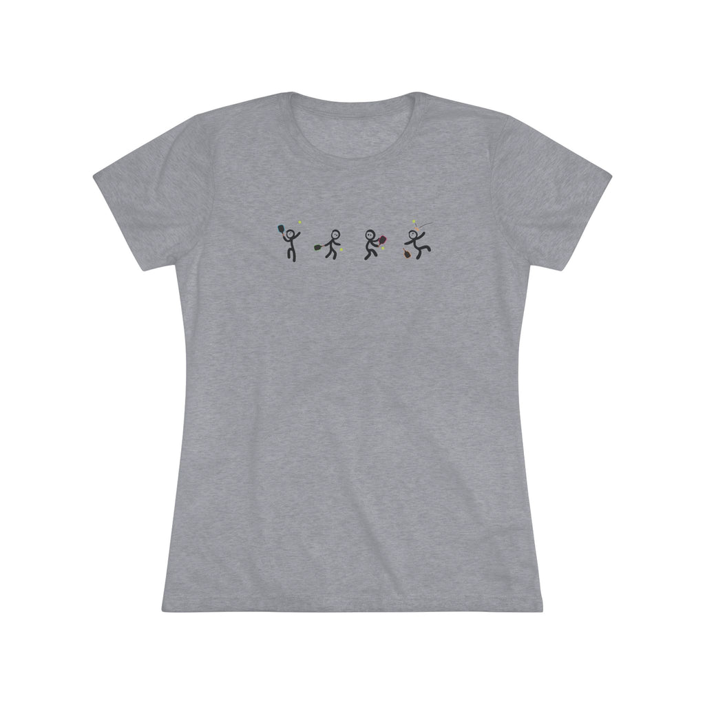 a women's pickleball tee.