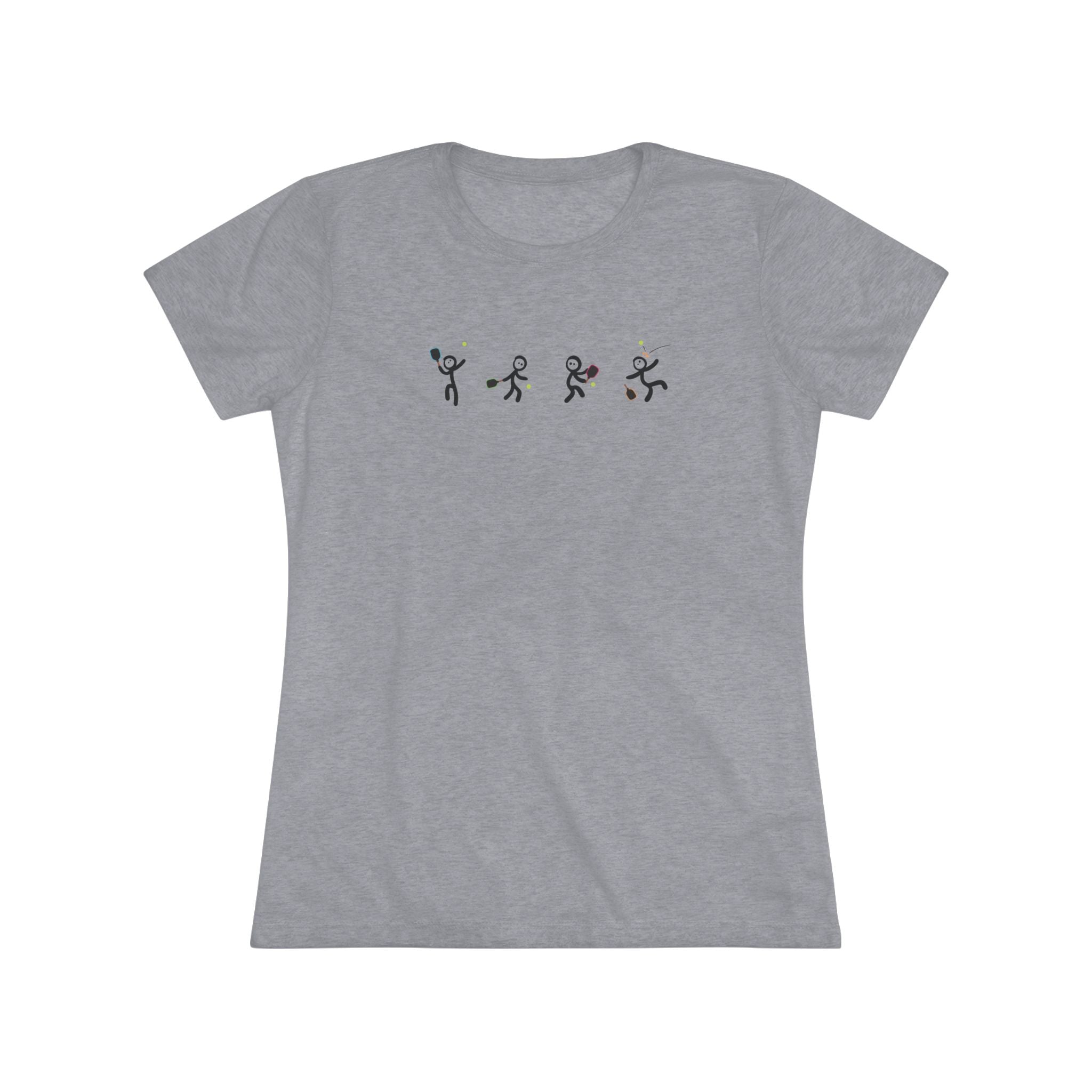 a women's pickleball tee.